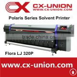 guangzhou supplier Flora LJ320P roll to roll digital vinyl print machine with Spectra Ploaris Printhead printer