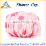 100% High Quality Guaranteed Printed Satin Shower Cap for Women