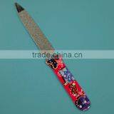 ZJC-021 9cm Christmas Design Patterm Metal Handle Beauty Nail File