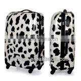 2015 China White & Black Color Like Cow Markings Luggage Fashionable Hardcase Luggage Trolley/Eminent Luggage Cart thumbnail-4