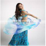 Wuchieal 3 Gradient Color Rayon Belly Dance Veils thumbnail-3