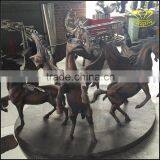 Animal Horse Bronze Arts and Crafts Garden Decorative Sculpture Garden thumbnail-5