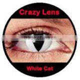 Cheap Halloween Cosplay Fancy White Cat Eye Contact Lens thumbnail-1