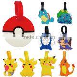 Silicone Pokemon Luggage Tag/soft Pvc Rubber Luggage Tag thumbnail-1