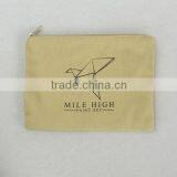 Small Zipper Cotton Canvas Tote Shopping Bags thumbnail-4