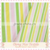 Striped pattern printed cotton fabric cut pieces