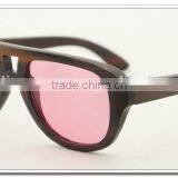 Top Selling Aluminium Wood Sunglasses Layers Wood With Comfortable Adjustable Rubber End thumbnail-3