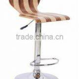 Peach Wood Bar Stool thumbnail-1