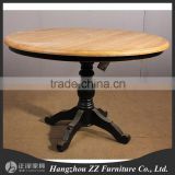 Dining room furniture hot sale french style antique solid wood round dining table