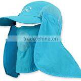Light Material Wide Brim Visor Neck Protection Outdoor Hat thumbnail-1