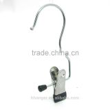 HH 6" big chrome steel laundry pins metal clips hook hangers metal coat shoes hat hangers for cloth wholesale