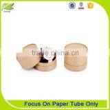 Brown Cardboard Paper Tube Packaging With Tin Lip thumbnail-3