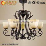 Wrought Iron Indoor Glass Chandeliers,Modern Glass Chandelier,luxury Modern Glass Chandeliers thumbnail-1