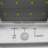 20 Led Panel Texture Lampshade 1800mah Ni-MH Battery PIR Sensor + Voice Control Solar Mini Garden Light thumbnail-3