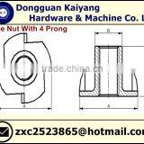 M4 Tee Nut 4 Prongs (Furniture Fastener) thumbnail-3