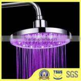 Ceiling Mounted Big Rain Stainless Steel 800*800mm Led Color Changing Shower Head thumbnail-2