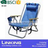 4 Position Luxury Beach Chair With Backpack&strap