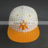 Custom 3D Embroidery Logo Diamond Polyster Snapback Hat for Wholesale thumbnail-2