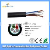 optical power composite cable of wire installation
