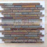 Most Popular Europe Product Rusty Stone Mosaic Interior Decoration thumbnail-5