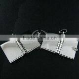 25x28mm 316L Stainless Steel Book Locket With Rhodium Plated Pages DIY Custom Laser Pendant Charm Supplies 1820253 thumbnail-3