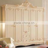 Luxury Wooden Design Bedroom Wardrobes, White Colour Wardrobe thumbnail-1