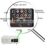 Promotion Home Theater Mobile Led 4500 Lumens Projector With USB HDMI Port thumbnail-2