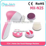 5 in 1 Beauty care facial cleansing brush electric body brush