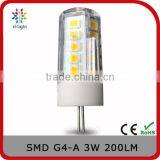 G4 200lm 3w Incandescent 25w 12V PC Plastic 5050 Smd Led thumbnail-1