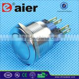 22mm latching stainless steel electric switches