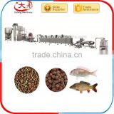 Extruded floating fish food extruder making machine production line