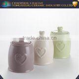 Wholesale Kitchen Canisters Soild Color Glazed Ceramic thumbnail-1