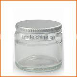 High Quality Clear Glass Jar With Metal Lid Wholesale thumbnail-1