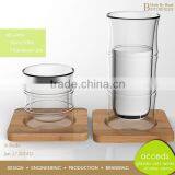 Custom Unbreakable Cappuccino 150ml Glass Cup thumbnail-5