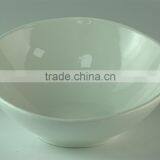 Chinese Large Capacity White Ceramic Soup Bowl thumbnail-1