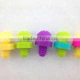 FDA/LFGB Food-Safe Lily Wine Bottle Stopper and Wine Pourer thumbnail-3