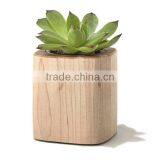 Small Wooden Flower Pot Wooden Wooden Flower Box thumbnail-6
