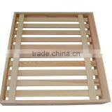 High Quality Simple Hollow Wood Tray Wooden Serving Trays thumbnail-1