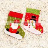 Hot Best Selling New Products China Fabric Bulk Handmade Diy Custom Felt Green Red Wholesale Mini Christmas Stockings