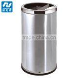 Outdoor Indoor Stainless Steel Metal Waste Bin thumbnail-1