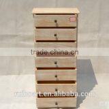 Paulownia Wooden Cabinet With 7 Drawers thumbnail-1