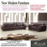 JR8002 Luxury Noble Thick Full Cow Leather European Style Sectional Living Room Sofa Set Foshan Home Furniture thumbnail-1