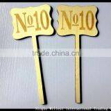 Wood Table Numbers Wedding Party Place Card thumbnail-1