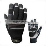 Durability Synthetic Leather Anti Vibration Gloves With Reflective thumbnail-1