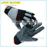 PVC Pattern Non Slip Gloves Synthetic Mechanic Gloves for Firm Grip, Hand Gloves thumbnail-1