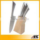 Convenient Stainless Steel 5pcs Knife Block Set thumbnail-3