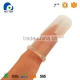 High Quality FDA Cheap Baby/Infant Finger Toothbrush thumbnail-1