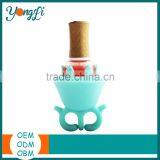 Nail Polish Bottle Holder Ring Set of 3 Pieces Silicone Wearable Nail Polish Bottle Holder thumbnail-1