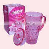 2.0L Super Capacity Plastic Crystal Cooler Water Jug With Handle and Lid thumbnail-3