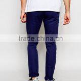 Wholesale Trousers Custom Navy Blue Slim Pants for Man thumbnail-3